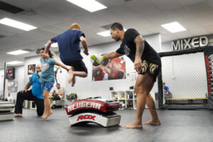 Kids kickboxing in Houston